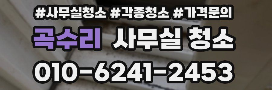 곡수리 사무실 청소
