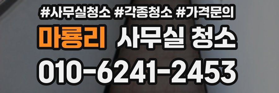 마룡리 사무실 청소