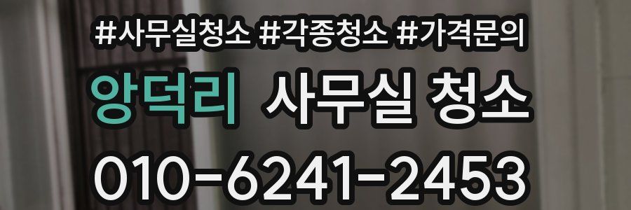 앙덕리 사무실 청소