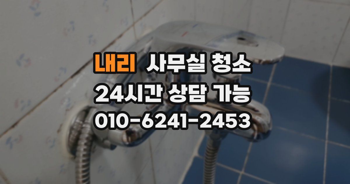 내리 사무실 청소