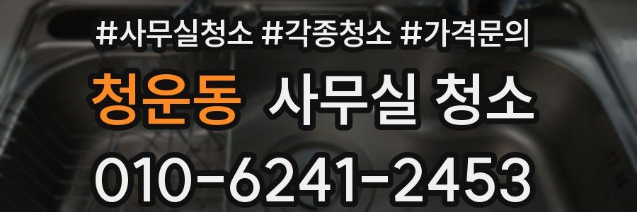 청운동 사무실 청소