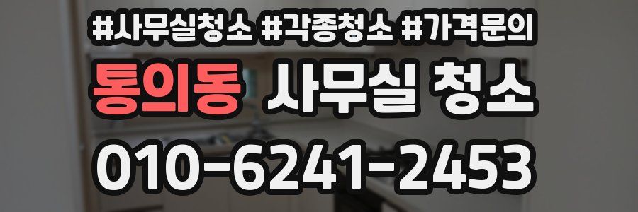통의동 사무실 청소