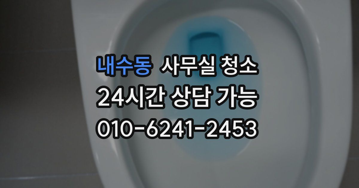 내수동 사무실 청소