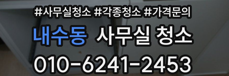 내수동 사무실 청소