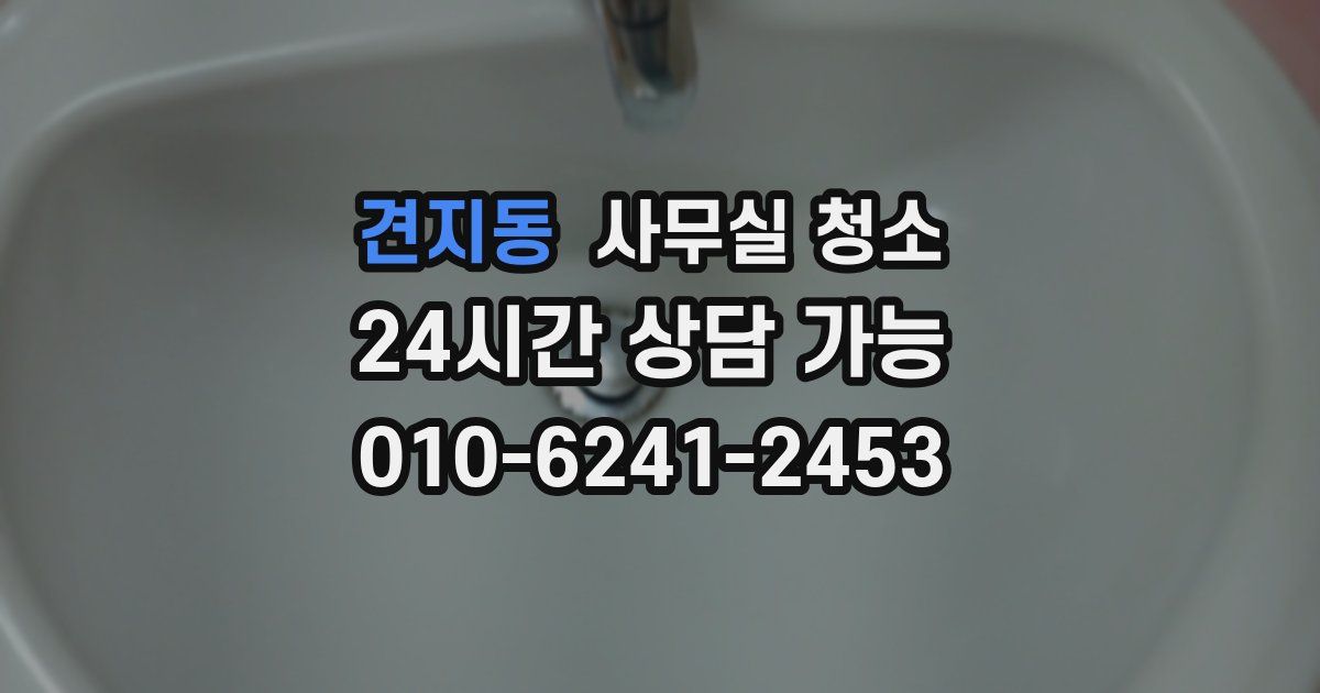 견지동 사무실 청소