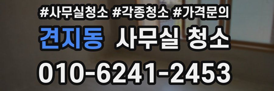 견지동 사무실 청소