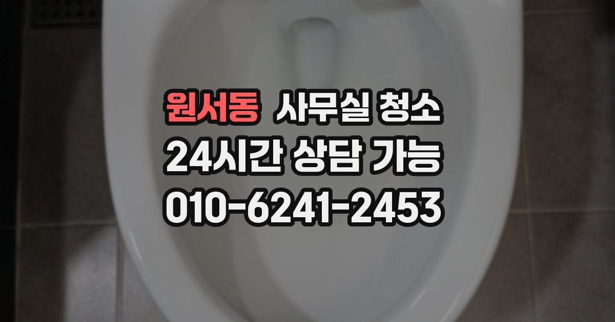 원서동 사무실 청소