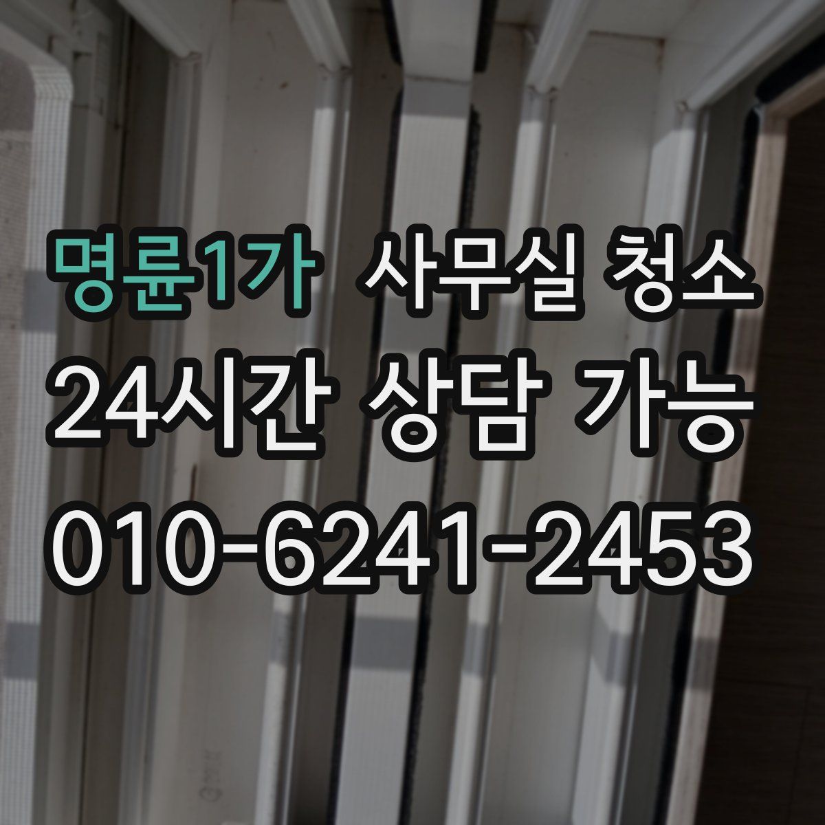 명륜1가 사무실 청소