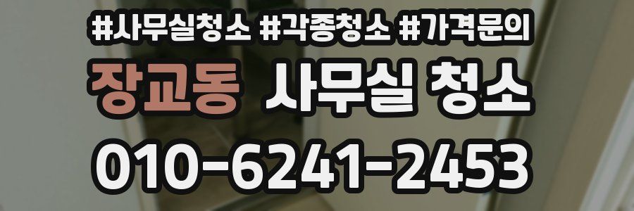장교동 사무실 청소