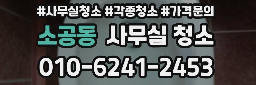 소공동 사무실 청소