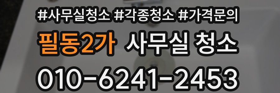 필동2가 사무실 청소