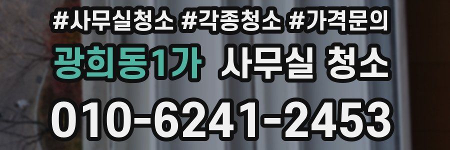 광희동1가 사무실 청소