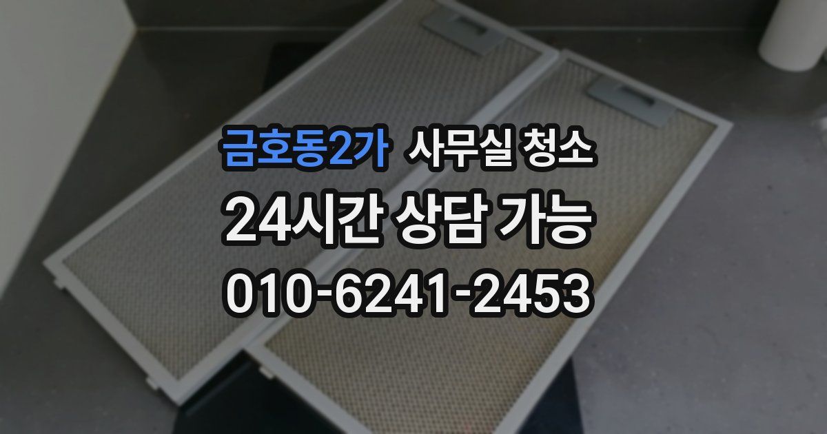 금호동2가 사무실 청소