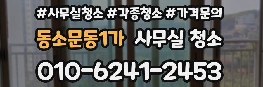 동소문동1가 사무실 청소