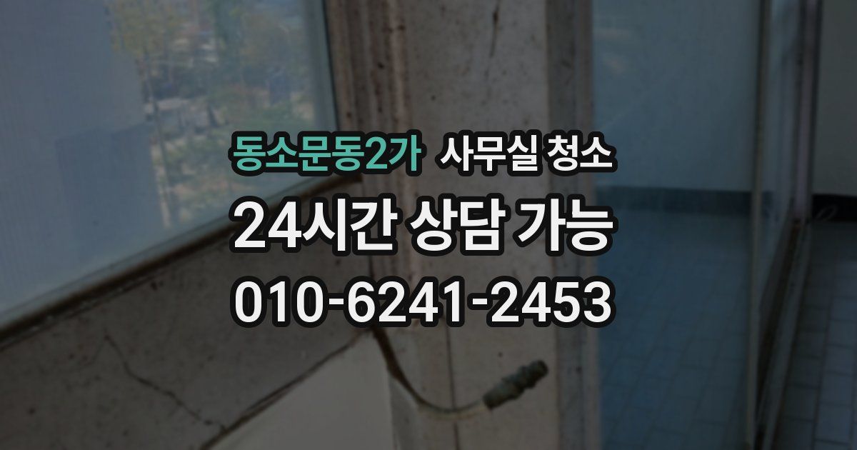 동소문동2가 사무실 청소