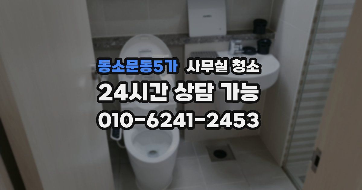 동소문동5가 사무실 청소