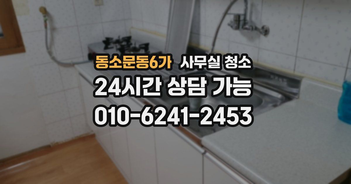 동소문동6가 사무실 청소
