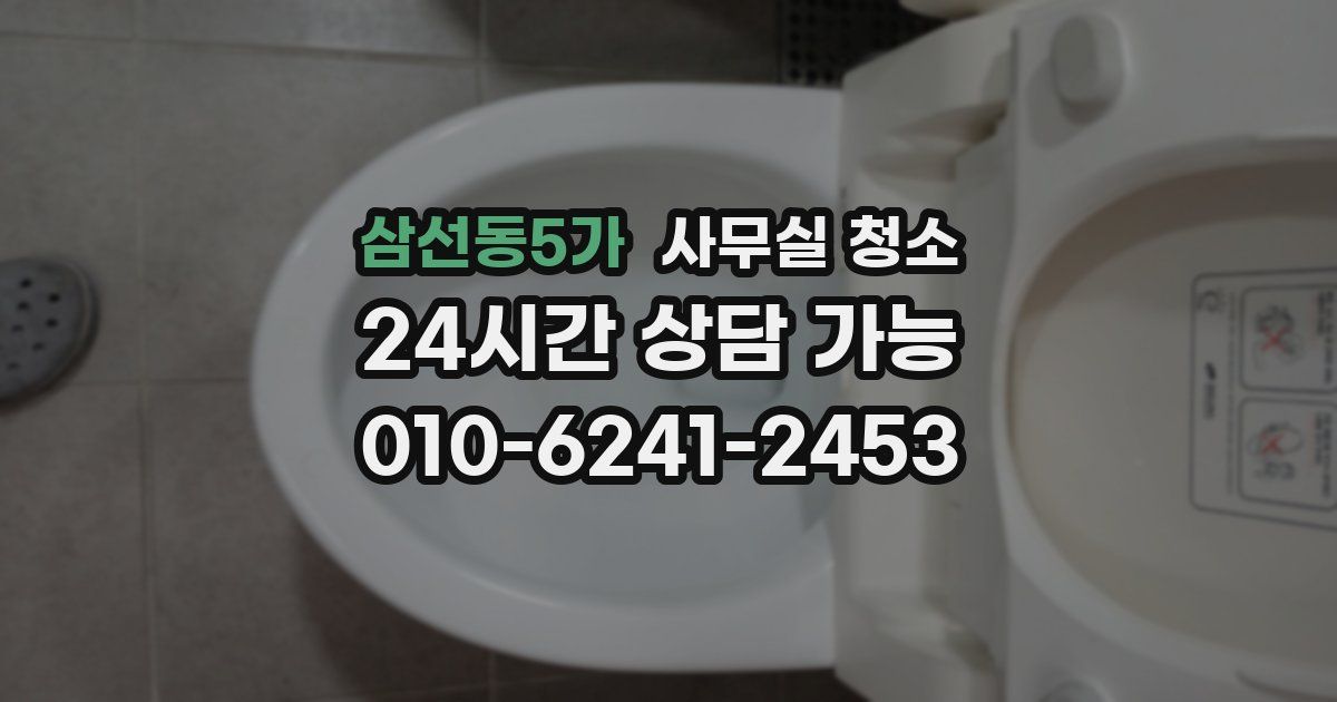 삼선동5가 사무실 청소