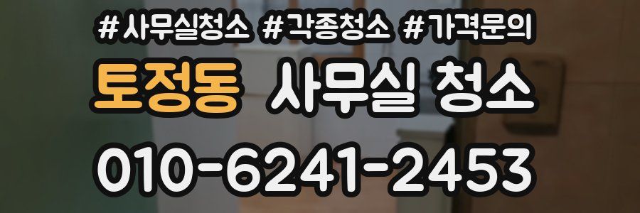 토정동 사무실 청소