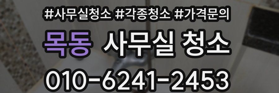 목동 사무실 청소