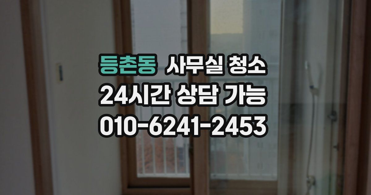 등촌동 사무실 청소