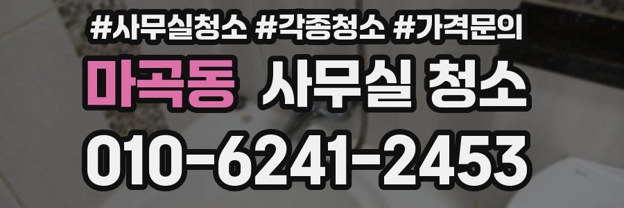 마곡동 사무실 청소
