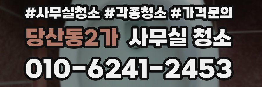 당산동2가 사무실 청소