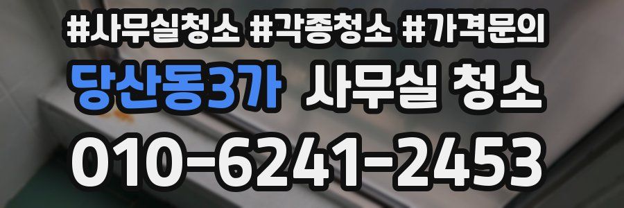 당산동3가 사무실 청소