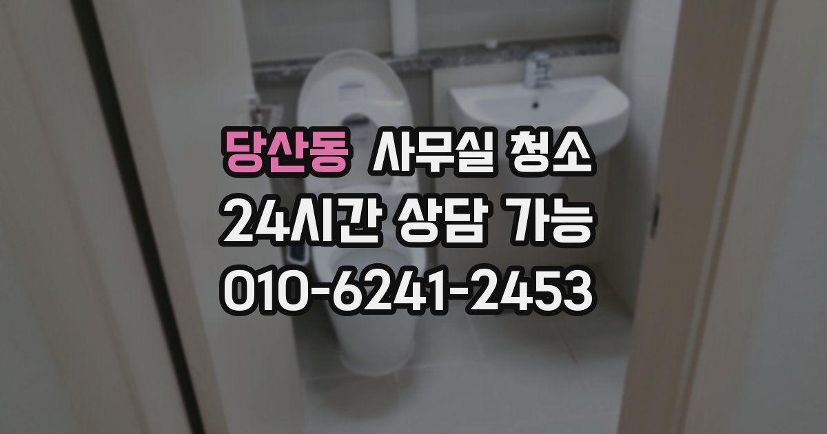 당산동 사무실 청소