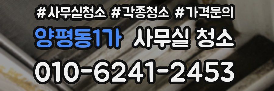 양평동1가 사무실 청소