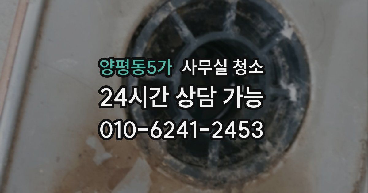 양평동5가 사무실 청소