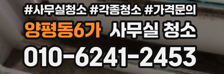 양평동6가 사무실 청소