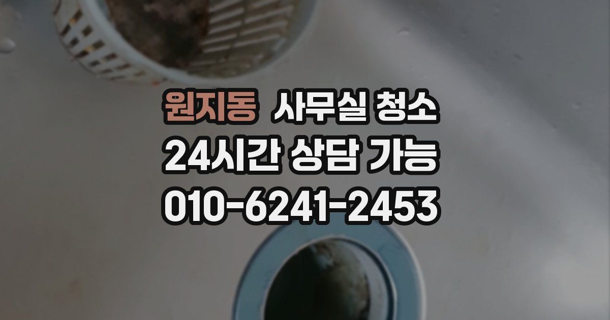 원지동 사무실 청소
