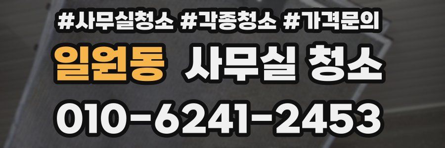일원동 사무실 청소