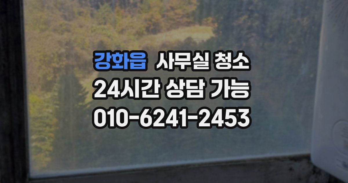 강화읍 사무실 청소