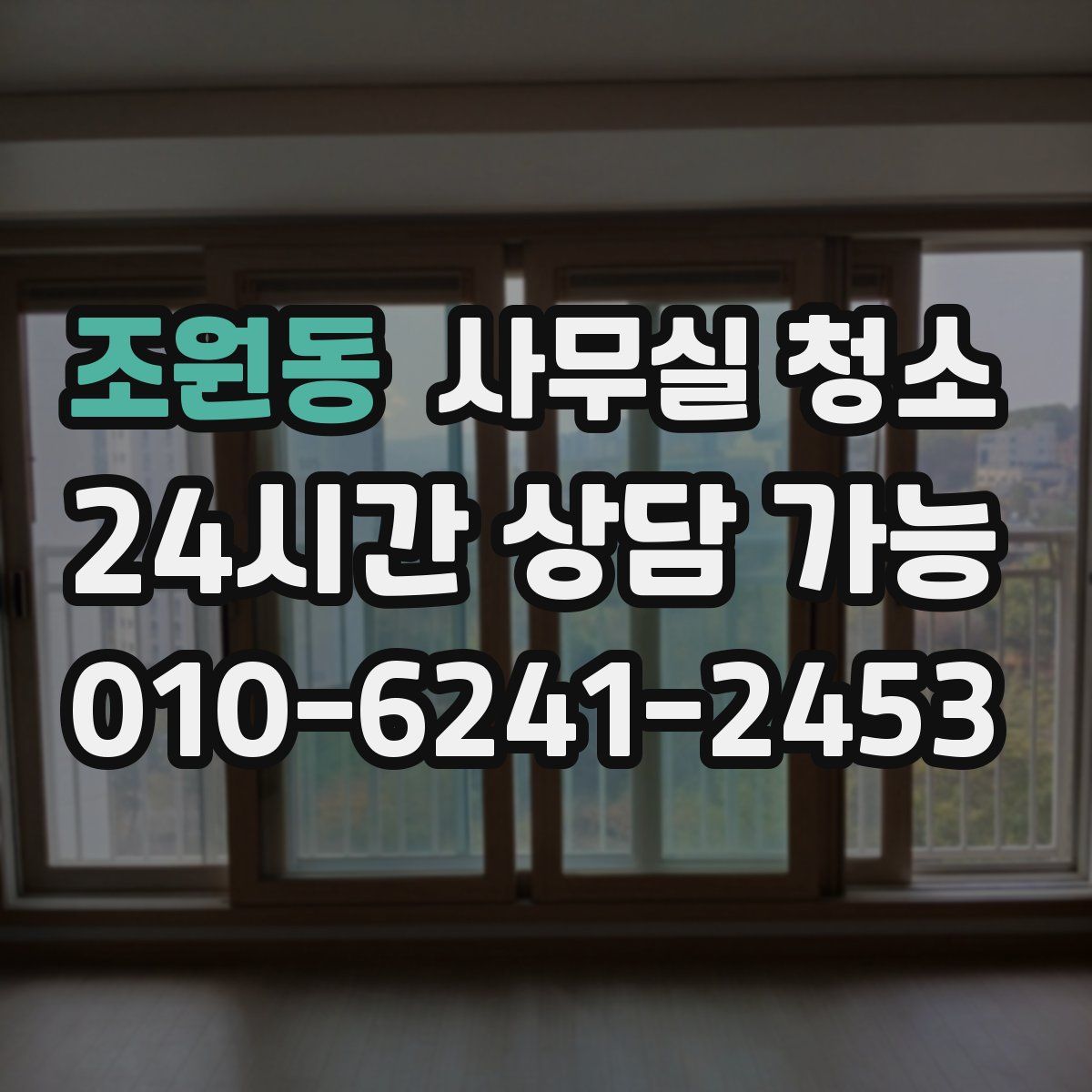조원동 사무실 청소