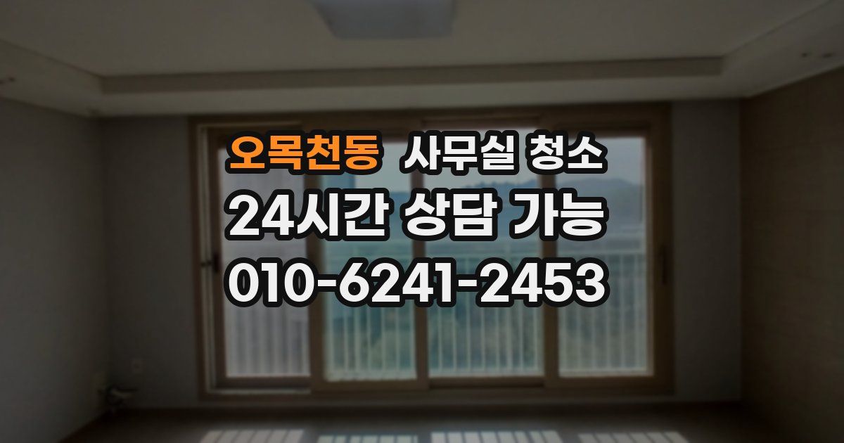 오목천동 사무실 청소