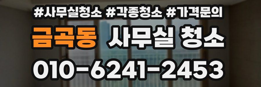 금곡동 사무실 청소