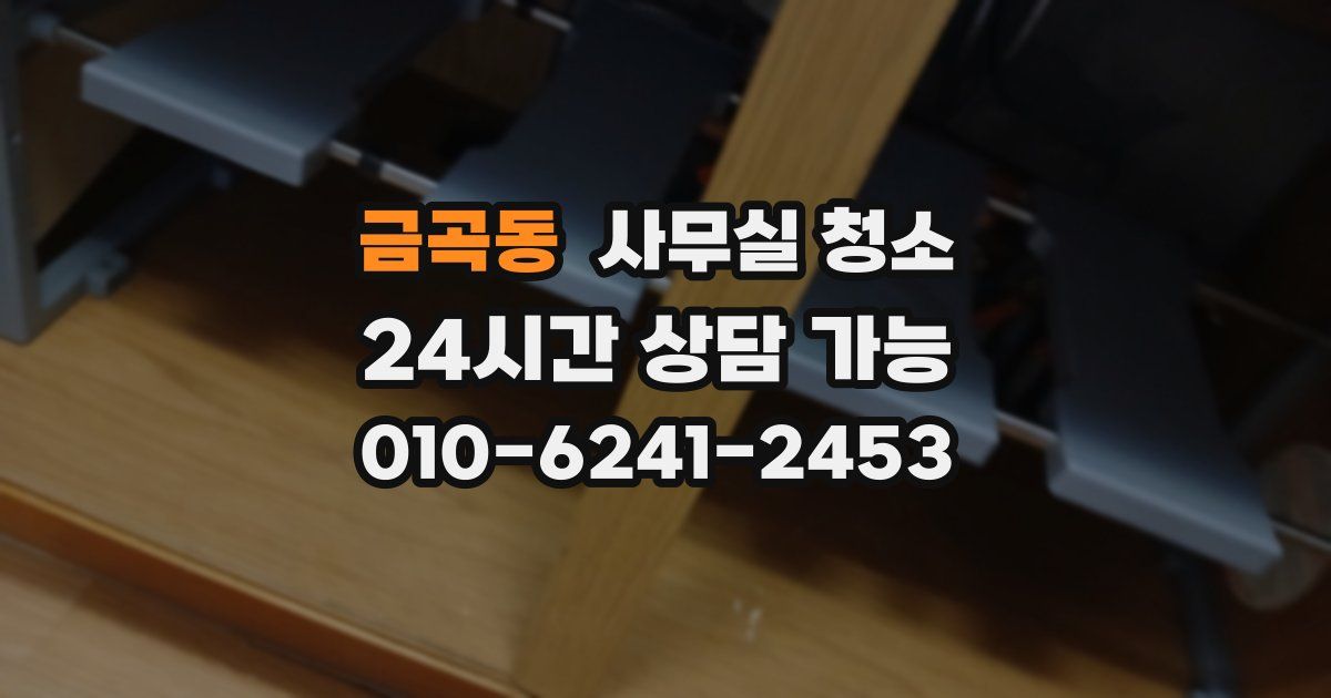 금곡동 사무실 청소