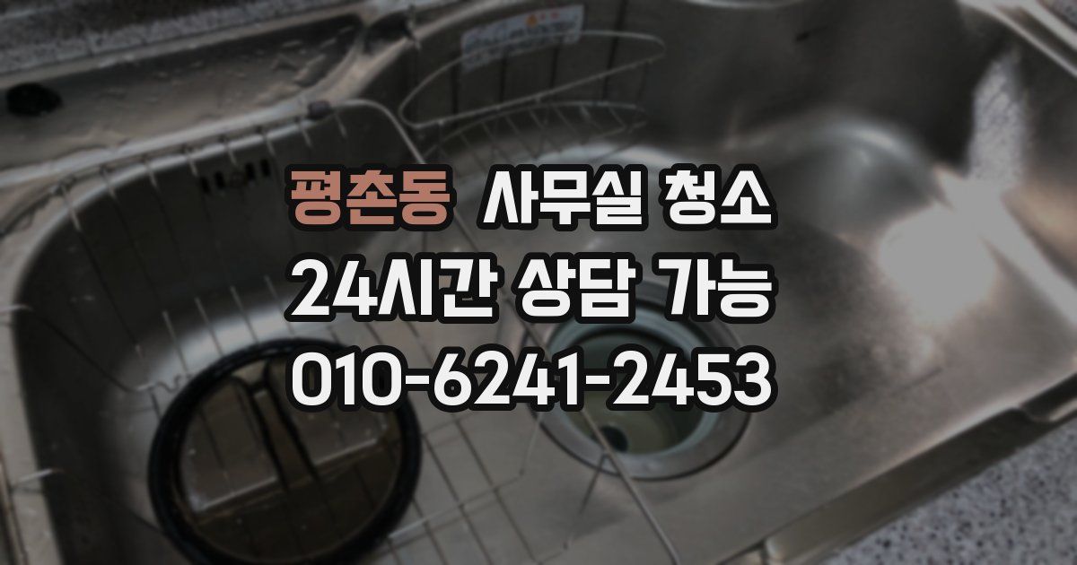 평촌동 사무실 청소