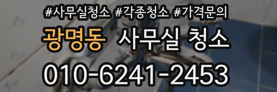 광명동 사무실 청소