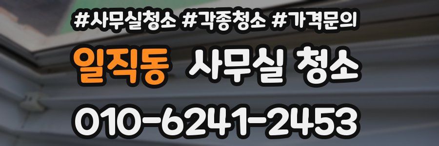 일직동 사무실 청소
