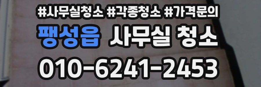 팽성읍 사무실 청소