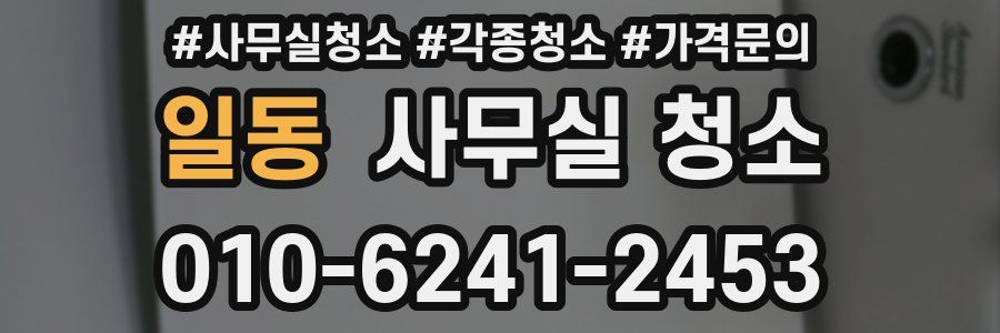 일동 사무실 청소