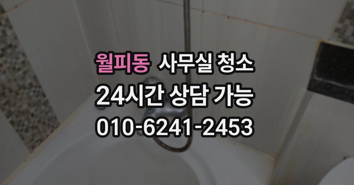 월피동 사무실 청소