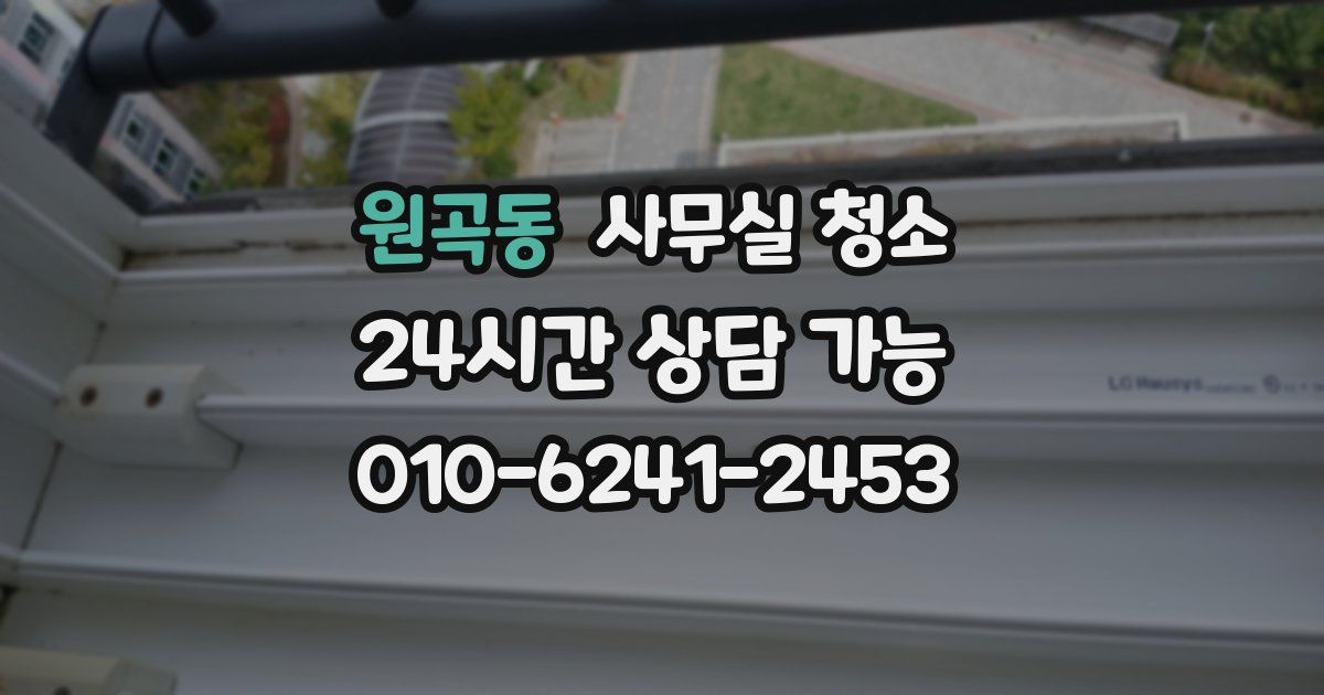 원곡동 사무실 청소
