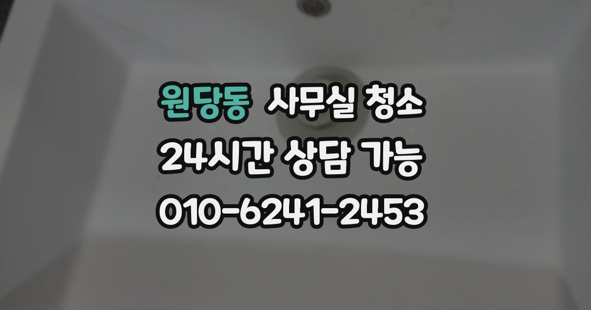 원당동 사무실 청소