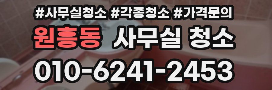 원흥동 사무실 청소