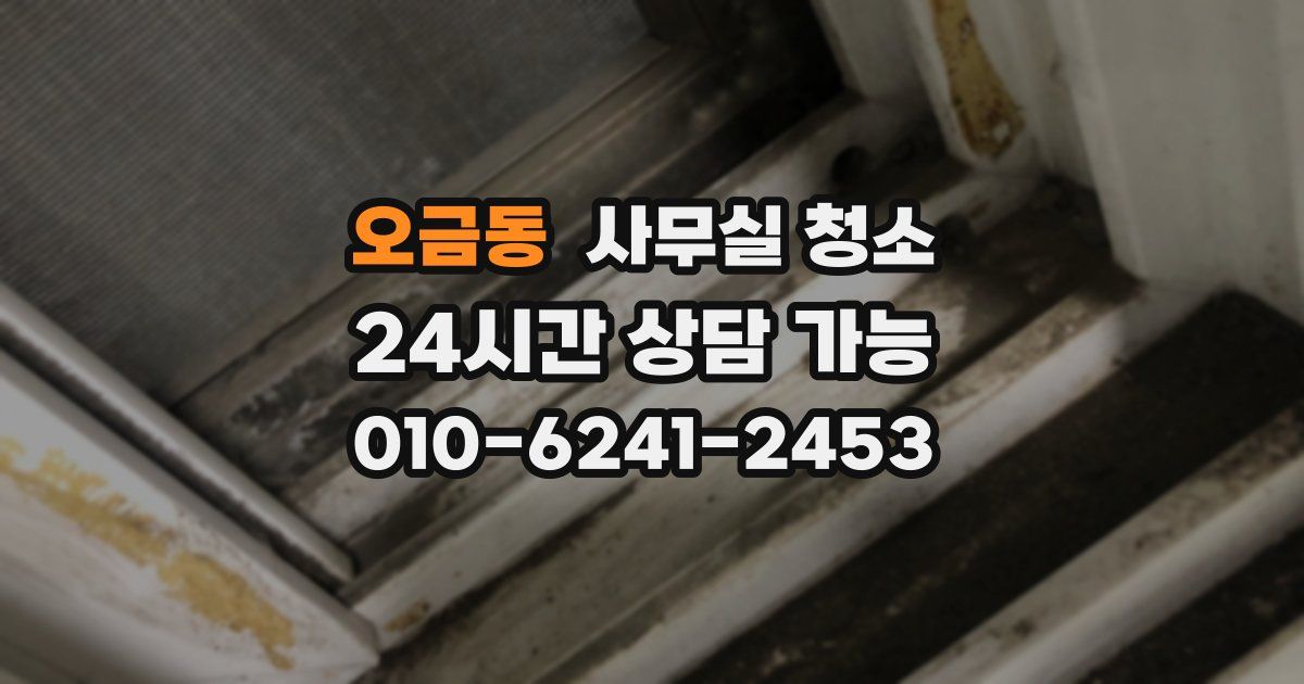오금동 사무실 청소