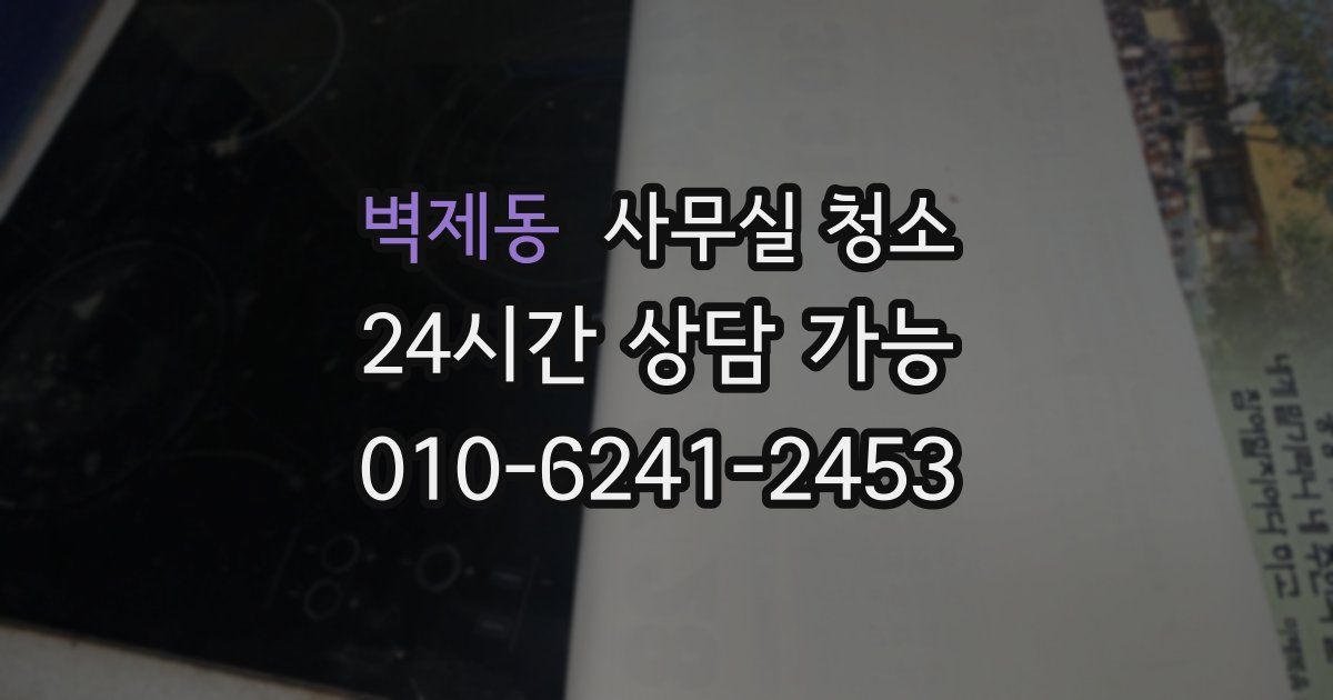벽제동 사무실 청소